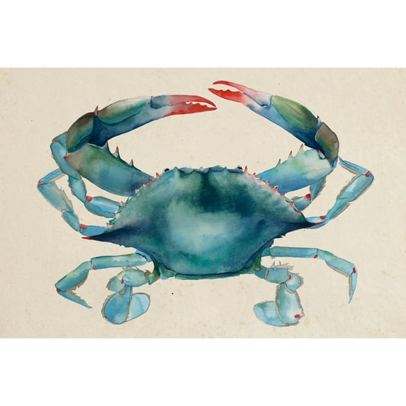 "Sea Dweller III" Painting Print on Wrapped Canvas