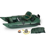 Sea Eagle 285 Frameless Inflatable 9’ Pontoon Fishing Boat - 1 Person- Lightweight, Portable-Perfect for Hunting & Fishing-Sets up in 5 Minutes- Pro Package