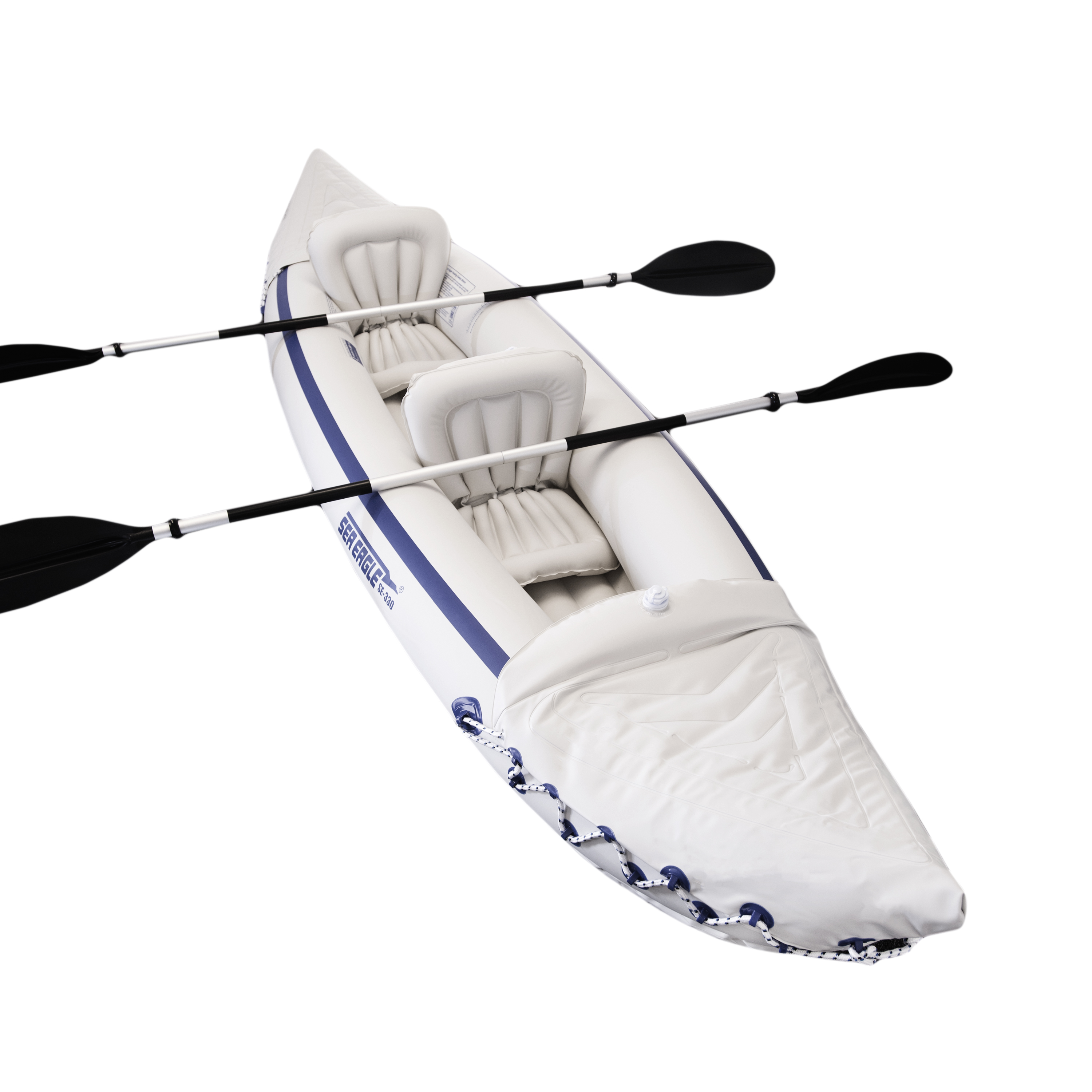Sea Eagle 330 Start-Up 2 Person Inflatable Kayak with Paddles - image 1 of 8
