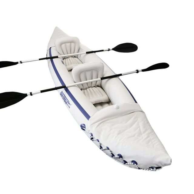 Sea Eagle 330 Start-Up 2 Person Inflatable Kayak with Paddles