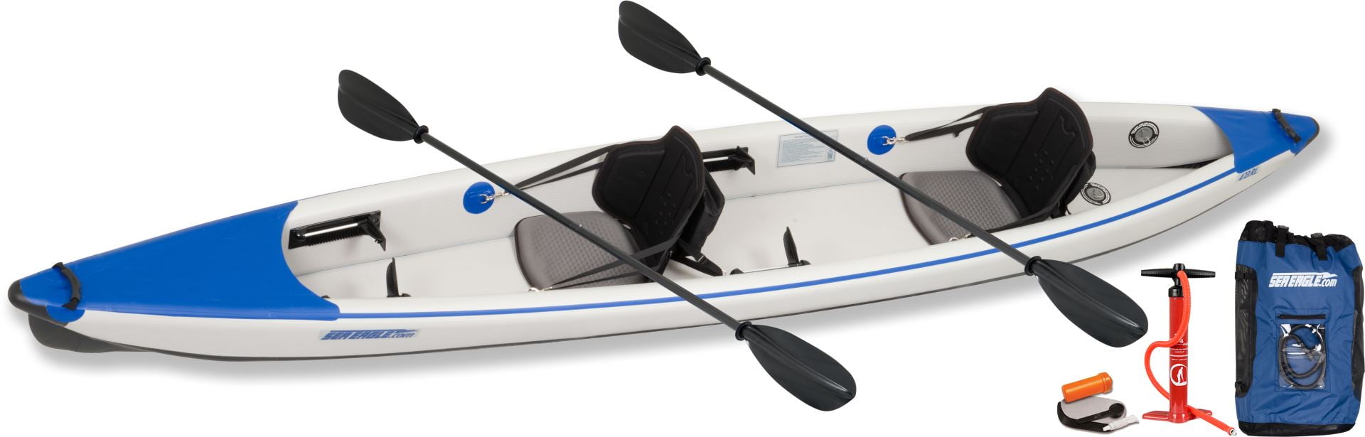 Kayak hinchable ZPEED / azul y gris / 473 x 75 cm por solo 649,95