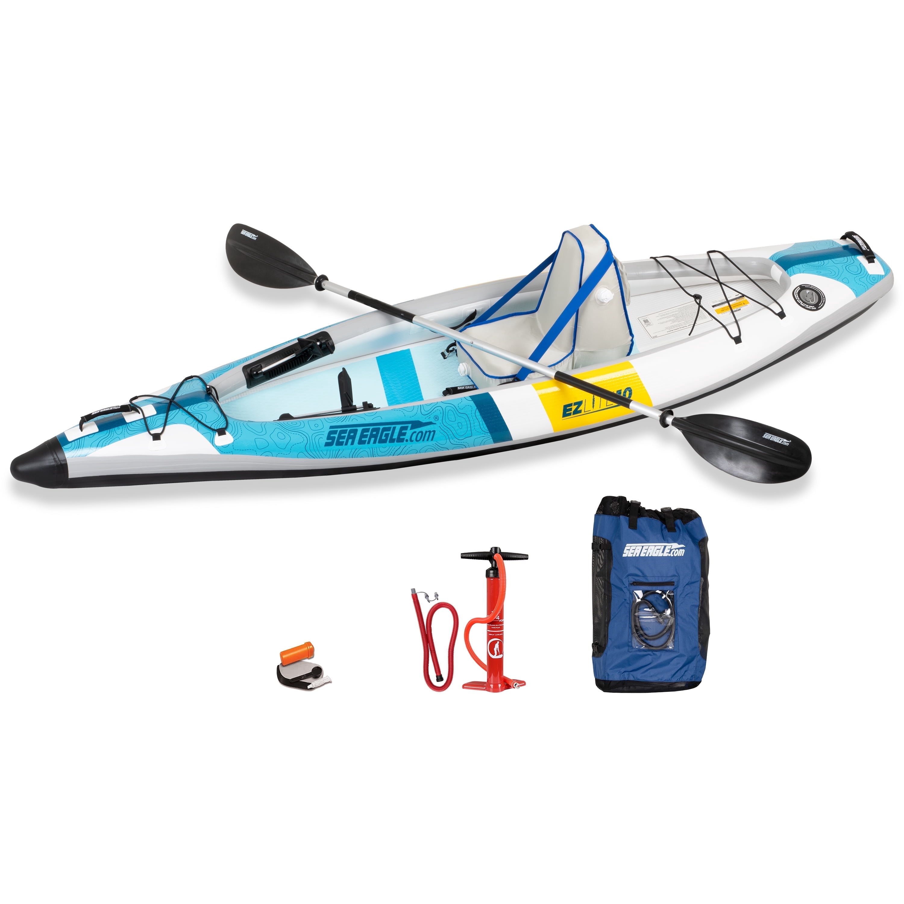 Sea Eagle EZLITE10 Ultralight, All Woven, Drop Stitch, Rigid, High ...