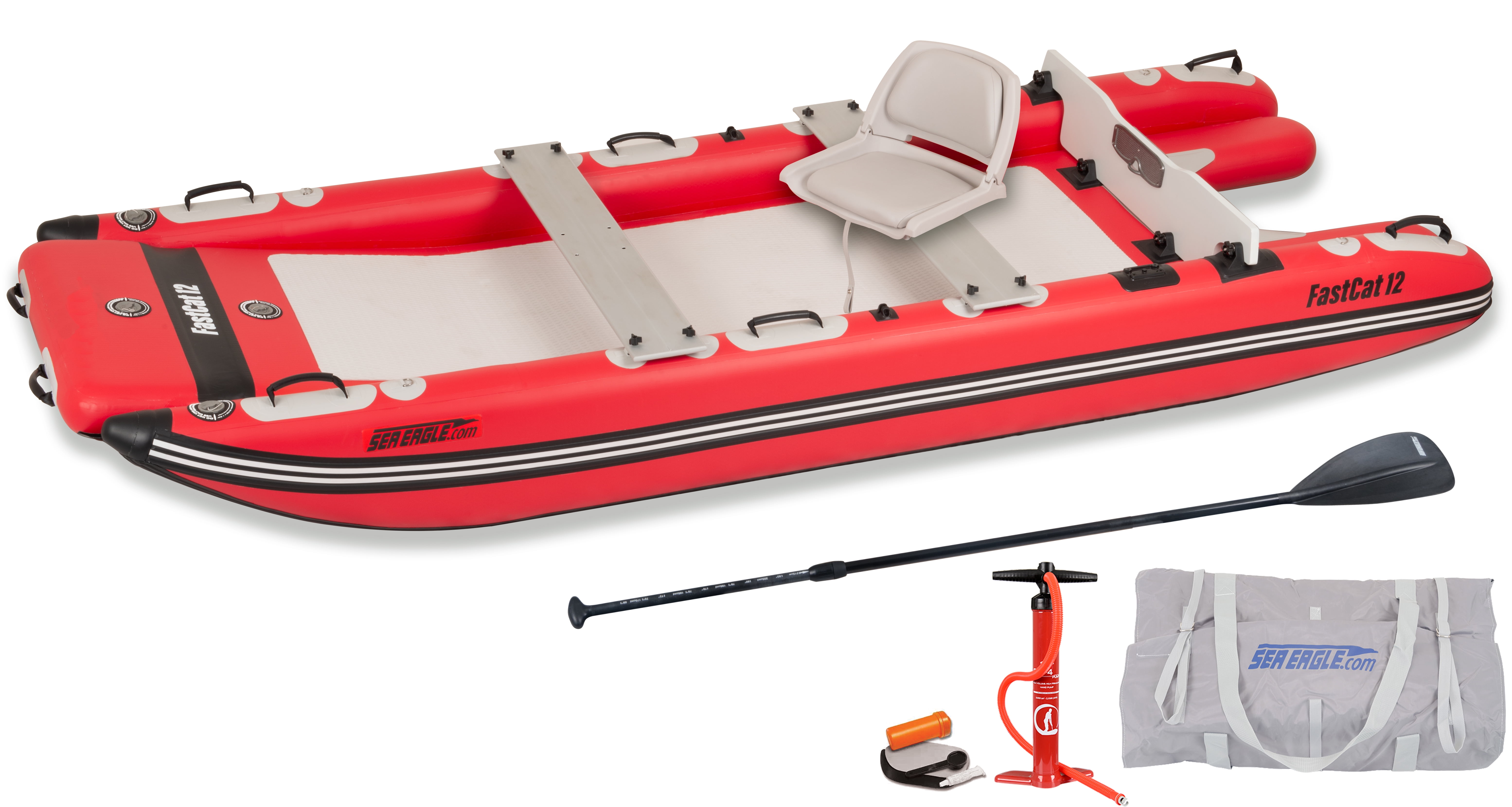 BRIS 12.5Ft Inflatable Boat Inflatable Fishing Rescue Dive Boat