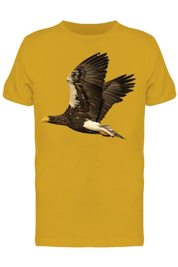Sea Eagle In Flight T-Shirt Men -Image by Shutterstock, Male Small