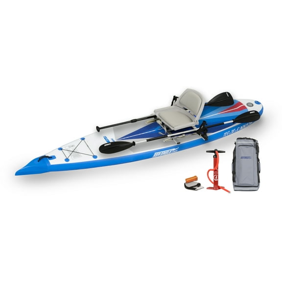 Sea Eagle NN126 NeedleNose Inflatable SUP - Swivel Seat Fishing Rig Package