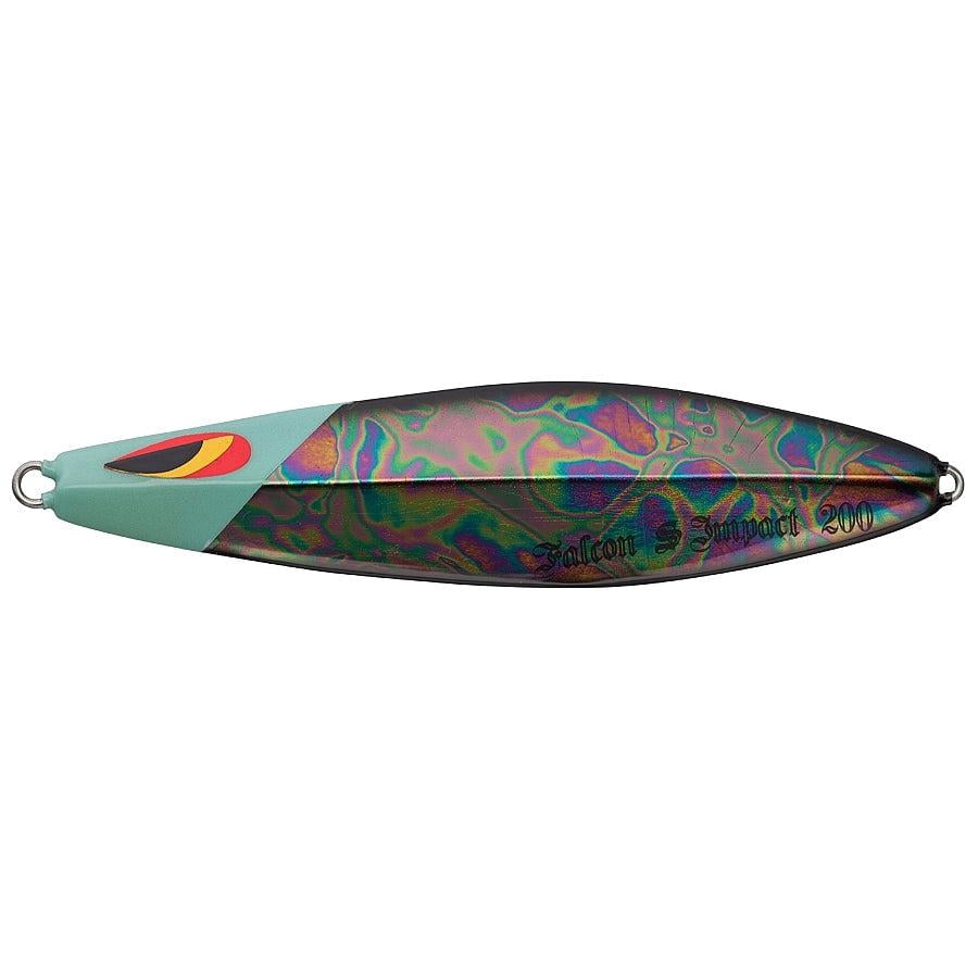 Sea Falcon S Impact Black Abalone Holo Glowing Head, 160G Jigs