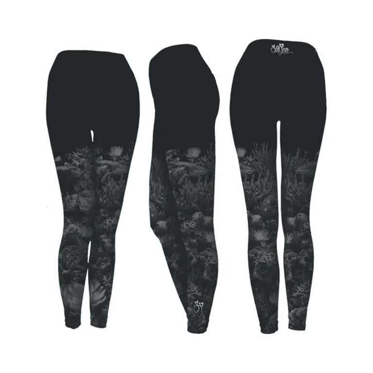 Sea Fear Women s Coral Legging Medium Black