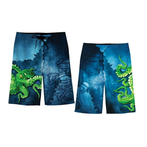 Sea Fear Men's Swimwear Boardshorts Octopus