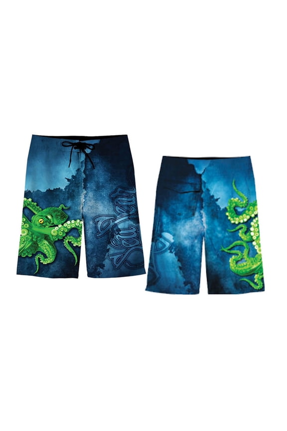 Men's Swimwear Boardshorts Octopus