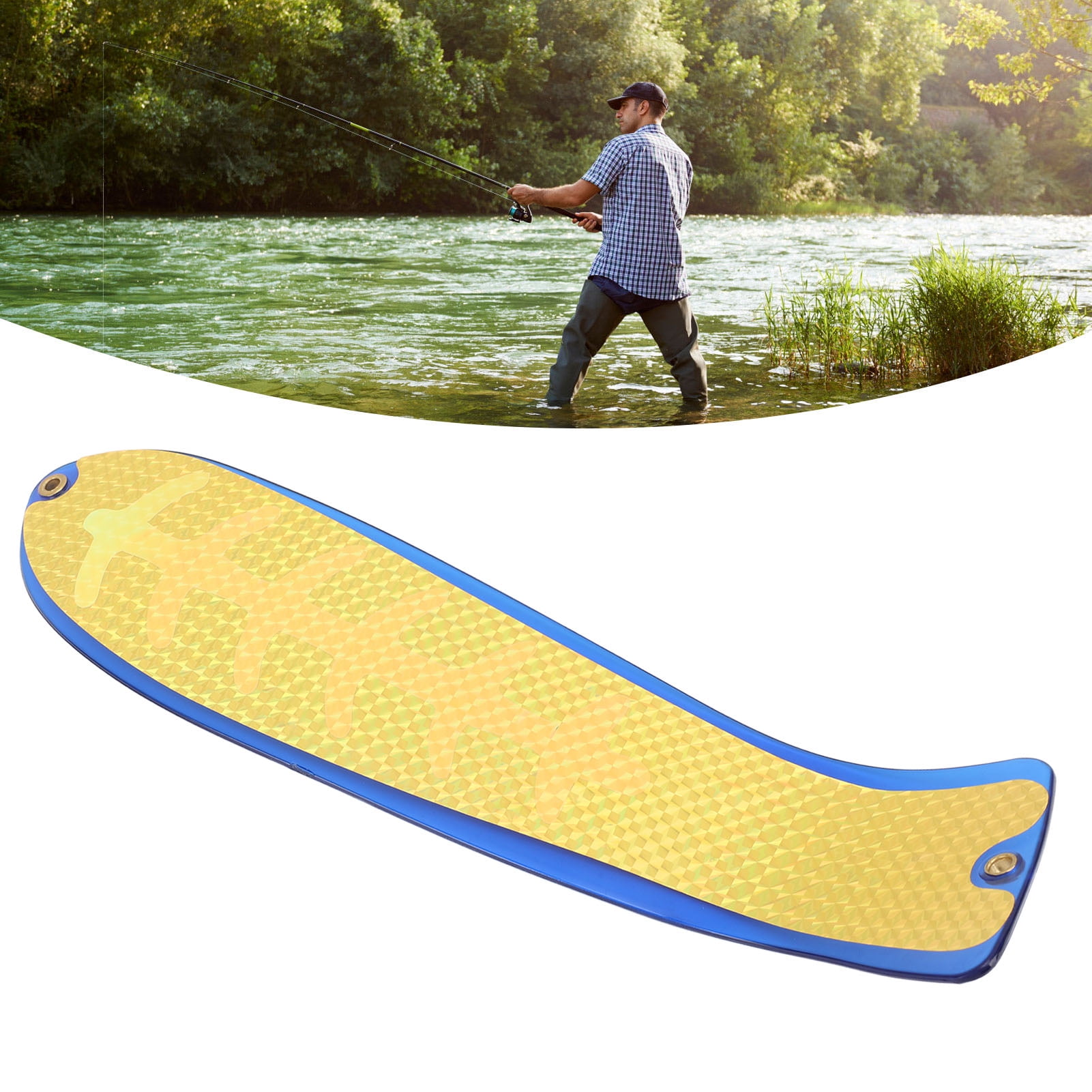 Sea Fishing Lure Flasher Fish Shape ABS Underwater Bait Hot Spot