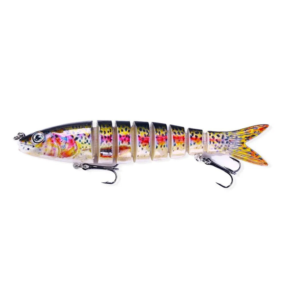 Sea Fishing Lures Multi Jointed Swimbait Slow Sinking Bionic Swimming ...