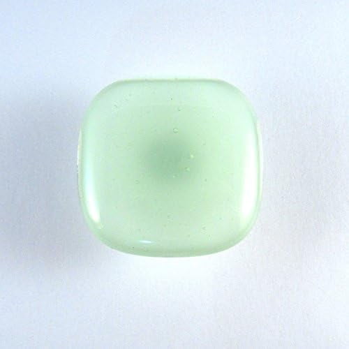 Sea Foam Glass Cabinet Knob - Colormax Collection (118 Colors) Rounded Square Green Glass Knobs 6PC$$Tools & Hardware Other