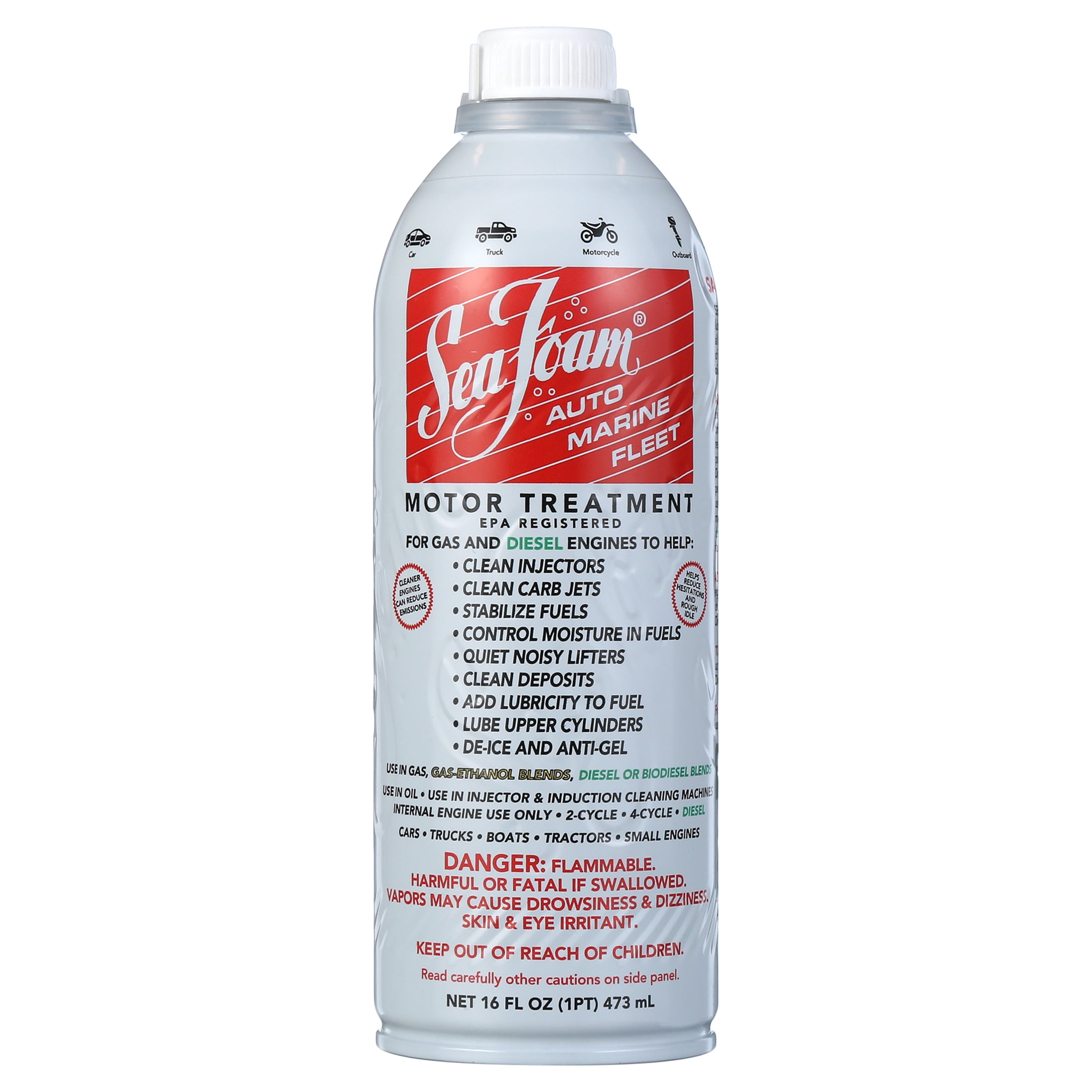 Sea Foam SF16 Motor Treatment Automotive Additive, 16 oz - Walmart.com