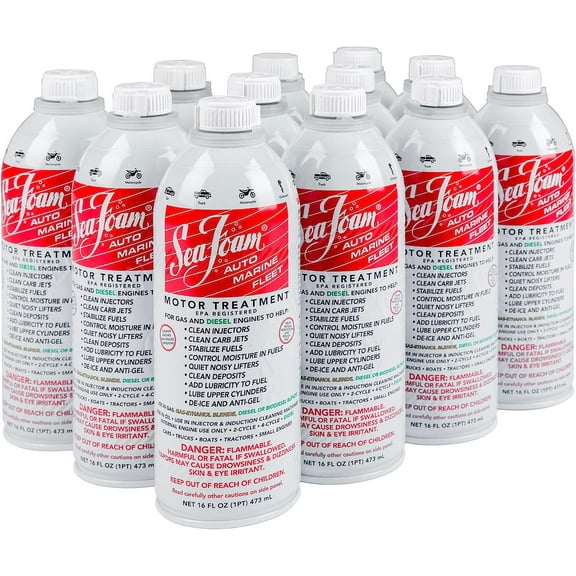 Sea Foam SF16 Motor Treatment, Automotive Additives, 16 fl oz, 12 Pack