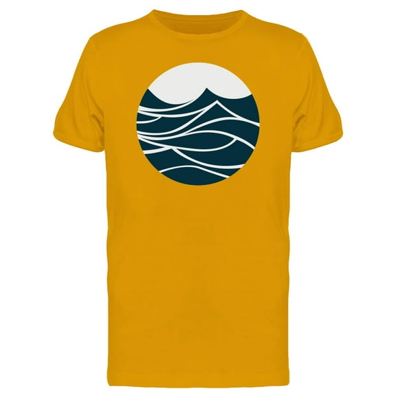 Sea Frame Of Waves T-Shirt Men -Image by Shutterstock, Male Medium