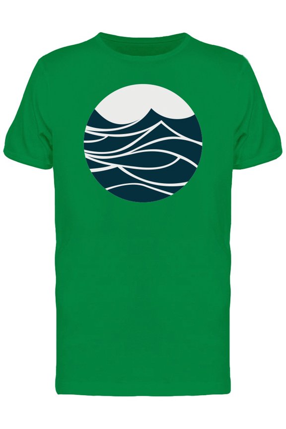 Sea Frame Of Waves Tee Men's -Image by Shutterstock