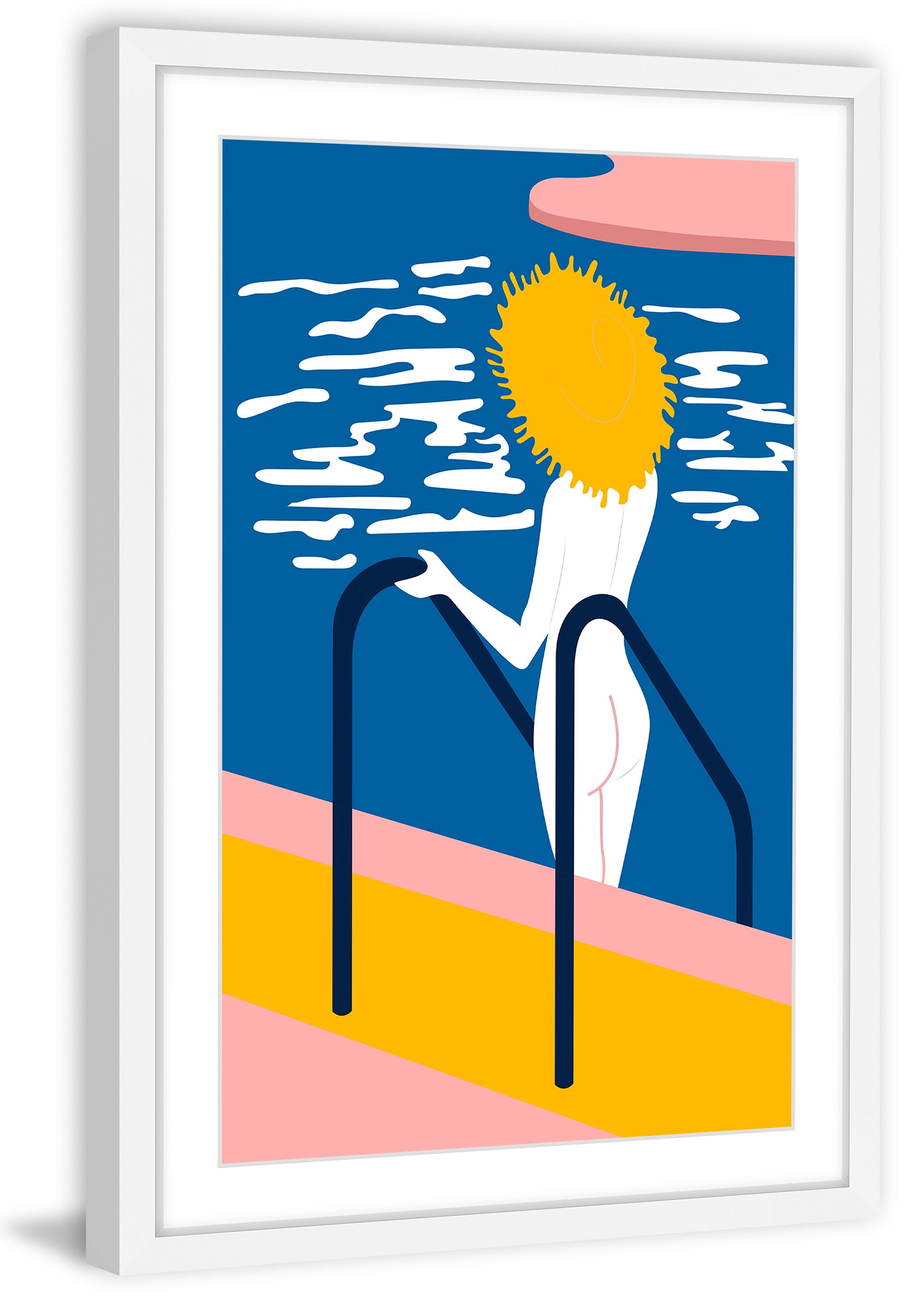 Sea Freedom Framed Painting Print