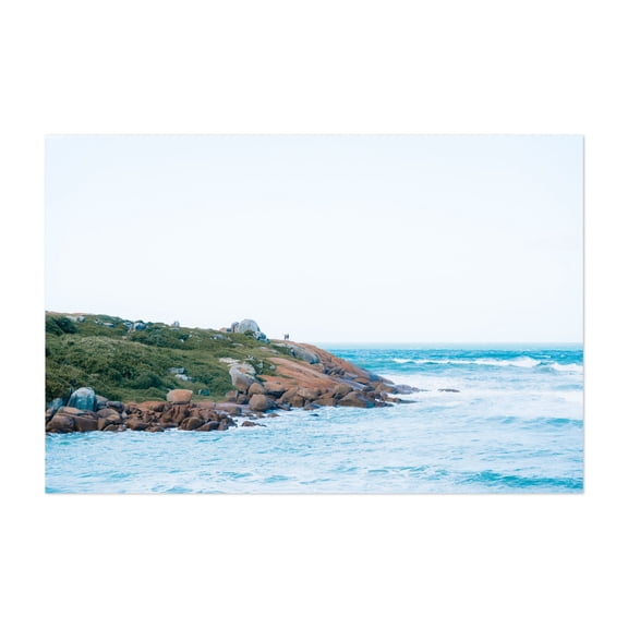 Sea Friends - Florianópolis State of Santa Catarina Brazil Photography Coast Seascape Ocean Waves Scenic Minimalist Nature Unframed Wall Art Print 4 x 6 inches