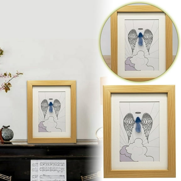 Sea Glass Angel Decorative Painting Home Ornaments Design Elegant Versatile