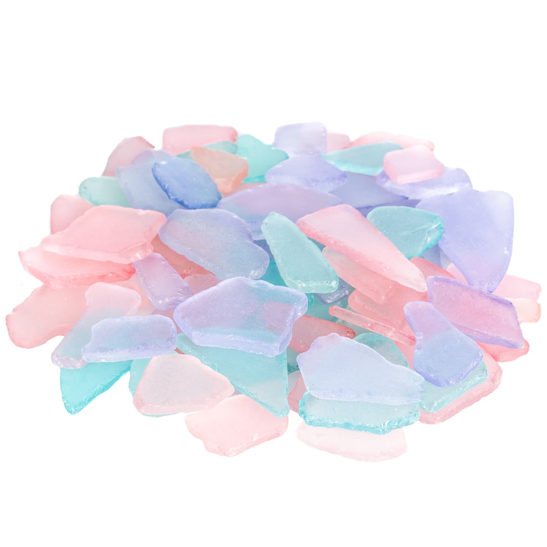Large Sea Glass Beach Glass Ocean Tumbled Sea Glass Frosty Sea Glass For Arts & Crafts Jewelry Glass 5-50 Pieces Seaglass