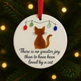 thumbnail image 1 of Sea Glass Art Cat Ornament, Hanging Pet Sea Glass Christmas Tree Ornament, Handmade Seaglass Cats & Seaglass Holiday Lights Ornaments, Pet Memorial Ornaments for Holiday Party Home Decor, 1 of 2