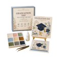 thumbnail image 1 of Sea Glass Art Kit, Graduation Day Mosaic Craft with Cap Diploma Design for DIY Keepsake Home Decor, 5.91 in, 1 of 4