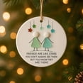 thumbnail image 1 of Sea Glass Art Pet Ornament, Hanging Pet Sea Glass Decoration, Friendship Heart Keepsake, Handmade Round Seaglass Christmas Hanging Pendents for Holiday Party Home Decor, 1 of 3