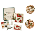 thumbnail image 1 of Sea Glass Christmas DIY Art Kit, Festive Creative Craft Set, Complete Supply Pack for Holiday Themed Artwork Creation, 1 of 3
