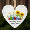 thumbnail image 1 of Sea Glass Christmas Ornaments, Christmas Wall Art Heart-Shaped Sea Glass Christmas Decor, Glass Ornaments Vintage Christmas Ornaments, 1 of 5