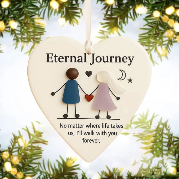 Sea Glass Christmas Ornaments, Heart Shaped Sea Glass Decor, Heart Keepsake Heart Ornament For Christmas Tree Hanging Ornaments, Christmas Tree Decoration Ornaments