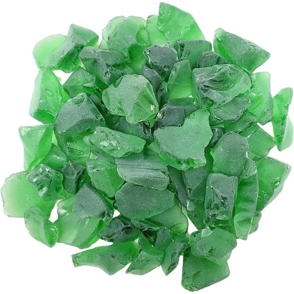 Sea Glass, Decorative Green Sea Glass, 1 Pound