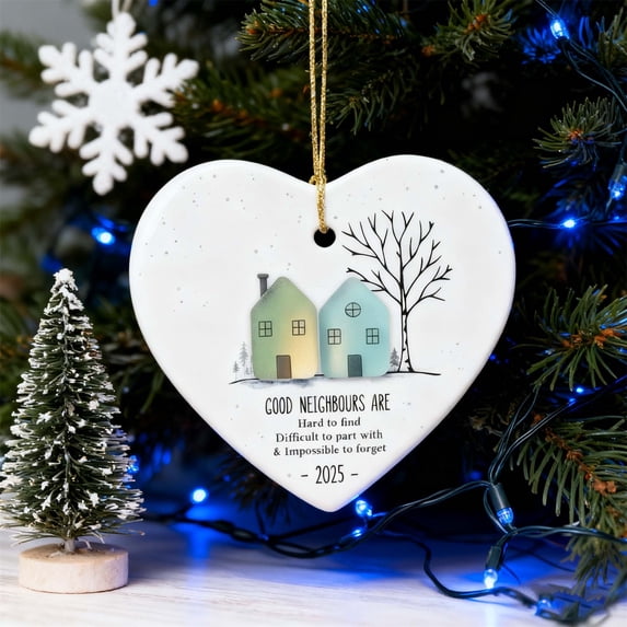 Sea Glass Friendship Ornament Christmas Tree Hanging Keepsake for Best Friends Sisters Coworkers Birthday Holiday Thanksgiving Home Decor Entryway Decor Bedroom Decor Stocking Stuffer Mantle Decor