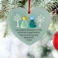 thumbnail image 1 of Sea Glass Friendship Ornaments, Glass Ornaments Vintage Christmas Ornaments, Christmas Tree Hanging Ornament, 1 of 5