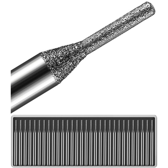 Sea Glass Jewelry Drill Bits - 30 Pcs Drilling Bits 1mm (1/8 in) Shank, For Sea Glass Beach Stone Ceramic, Compatible