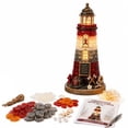 thumbnail image 1 of Sea Glass Lighthouse Kit Sea Glass Art Kit, Firefighter Memorial Tower DIY Craft Kit for Adults, Smooth Edged Simulated Sea Glass Pieces, Beginner Friendly Assembly Guide for Shelf Tabletop, 1 of 8