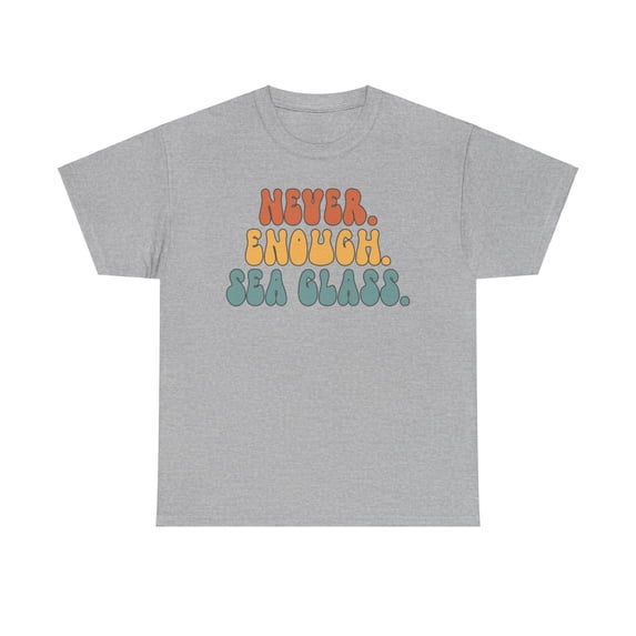 Sea Glass Lover Seaglass Collector Shirt Gift Tshirt Crew Neck Short Sleeve