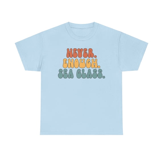 Sea Glass Lover Seaglass Collector Shirt Gift Tshirt Crew Neck Short Sleeve