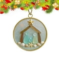 thumbnail image 1 of Sea Glass Nativity Christmas Ornament, New Hanging Nativity Christmas Tree Decoration, Handmade Nativity Pendant, Faith-Themed Ornament for Christmas Tree and Coastal Home Decor, 1 of 7