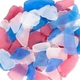 Sea Glass Red White & Blue Colored Sea Glass Mix Sea Glass for Art