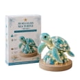 thumbnail image 1 of Sea Glass Sea Turtle Mosaic Craft Kit With LED Lights, Handmade Tabletop Home Decor, DIY Creative Activity Gift for Adults And Kids, 1 of 7
