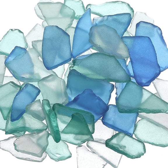 Sea Glass for Crafts, Decor, and Aquariums, Perfect for Beach Wedding Decor and DIY Art Projects