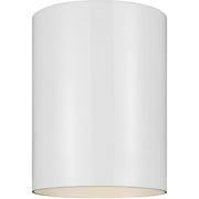 Visual Comfort 7813897S-15 White 5 Outdoor LED Flush Mount Light 14W 2700K