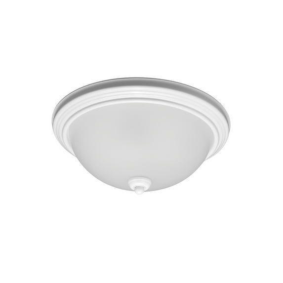 Sea Gull Large Led Ceilng Flush Mount White Finish