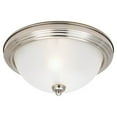 thumbnail image 1 of Sea Gull Lighting 3-Light Ceiling Flush Mount Light Fixture Brushed Nickel, 1 of 2