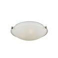 thumbnail image 1 of Sea Gull Lighting 7543503-962 Clip Ceiling Flush Mount 3-Light Ceiling Flush Mount in Brushed Nickel, 1 of 2