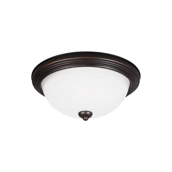 Sea Gull Lighting 77265 3 Light 15 1/4" Wide Flush Mount Ceiling Fixture