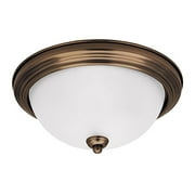 Sea Gull Lighting 79163BLE-829 1 Light Ceiling Flush Mount Russet Bronze