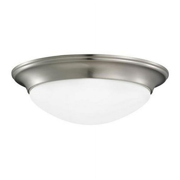 Sea Gull Lighting 79435BLE-962 2 Light Flush Fixture Brushed Nickel Finish