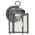 thumbnail image 1 of Sea Gull Lighting 8592 New Castle 1 Light Outdoor Lantern Wall Sconce, 1 of 7