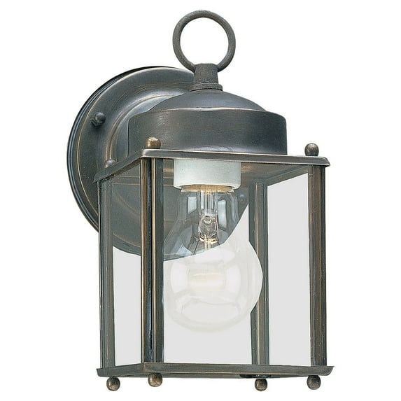 Sea Gull Lighting 8592 New Castle 1 Light Outdoor Lantern Wall Sconce